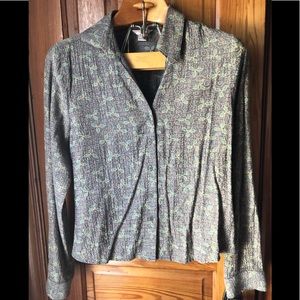 Christopher & Banks Holly print button down